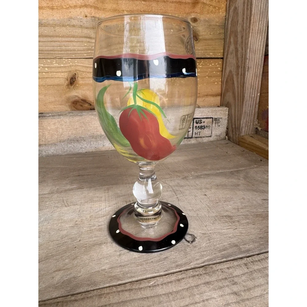 Vintage‎ Home Essentials And Beyond Chili Peeper Glasses- NEW Fiesta Wear
